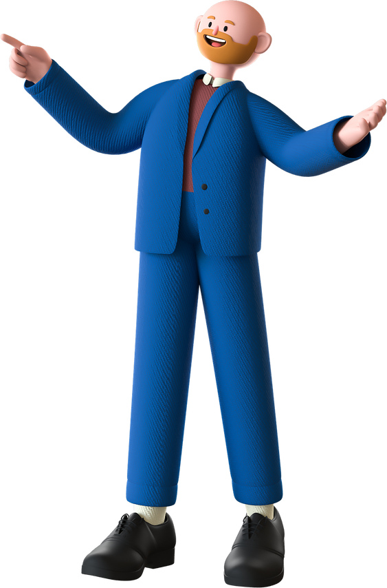 Simple Friend 3D Male Teacher Without Object 02